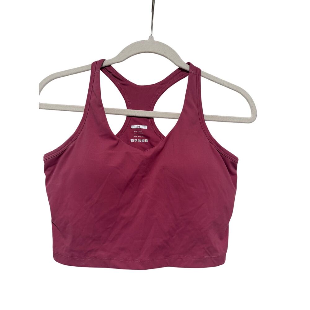 Lululemon Purple Racerback Sports Bra Medium - Picture 2 of 6